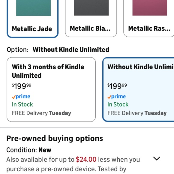 Kindle Paperwhite Signature Edition
(12th generation) - Picture 6 of 10